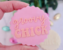 Load image into Gallery viewer, Groovy Chick Fondant Cookie Embosser - Made in the UK with Love from House of Toot Sweet - Just £6.50! Shop now at House of Toot Sweet