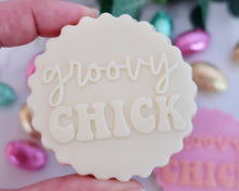 Load image into Gallery viewer, Groovy Chick Fondant Embosser - Made in the UK with Love from House of Toot Sweet - Just £6.50! Shop now at House of Toot Sweet