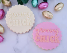 Load image into Gallery viewer, Groovy Chick Fondant Embosser - Made in the UK with Love from House of Toot Sweet - Just £6.50! Shop now at House of Toot Sweet