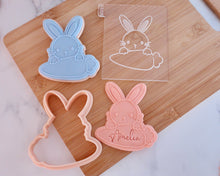 Load image into Gallery viewer, Easter Bunny Carrot Plaque Fondant Embosser / Cutter - Made in the UK with Love from House of Toot Sweet - Just £6.50! Shop now at House of Toot Sweet