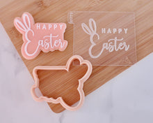 Load image into Gallery viewer, Happy Easter Bunny Ears Fondant Embosser / Cutter - Made in the UK with Love from House of Toot Sweet - Just £6.50! Shop now at House of Toot Sweet