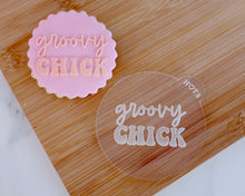 Load image into Gallery viewer, Groovy Chick Fondant Cookie Embosser - Made in the UK with Love from House of Toot Sweet - Just £6.50! Shop now at House of Toot Sweet