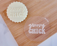 Load image into Gallery viewer, Groovy Chick Fondant Cookie Embosser - Made in the UK with Love from House of Toot Sweet - Just £6.50! Shop now at House of Toot Sweet