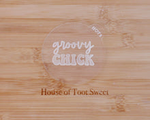 Load image into Gallery viewer, Groovy Chick Fondant Cookie Embosser - Made in the UK with Love from House of Toot Sweet - Just £6.50! Shop now at House of Toot Sweet