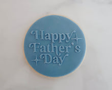 Load image into Gallery viewer, Happy Father's Day Retro Fondant Cookie Embosser - Made in the UK with Love from House of Toot Sweet - Just £6.50! Shop now at House of Toot Sweet