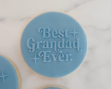 Load image into Gallery viewer, Best Grandad Ever Retro Fondant Cookie Embosser - Made in the UK with Love from House of Toot Sweet - Just £6.50! Shop now at House of Toot Sweet