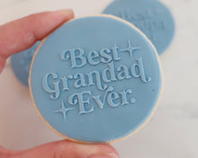 Load image into Gallery viewer, Best Grandad Ever Retro Fondant Cookie Embosser - Made in the UK with Love from House of Toot Sweet - Just £6.50! Shop now at House of Toot Sweet