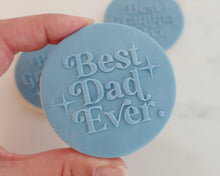 Load image into Gallery viewer, Best Dad Ever Retro Fondant Cookie Embosser - Made in the UK with Love from House of Toot Sweet - Just £6.50! Shop now at House of Toot Sweet
