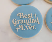 Load image into Gallery viewer, Best Grandad Ever Retro Fondant Cookie Embosser - Made in the UK with Love from House of Toot Sweet - Just £6.50! Shop now at House of Toot Sweet