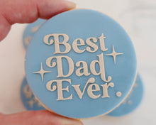 Load image into Gallery viewer, Best Dad Ever Retro Fondant Cookie Embosser - Made in the UK with Love from House of Toot Sweet - Just £6.50! Shop now at House of Toot Sweet