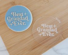 Load image into Gallery viewer, Best Grandad Ever Retro Fondant Cookie Embosser - Made in the UK with Love from House of Toot Sweet - Just £6.50! Shop now at House of Toot Sweet