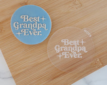 Load image into Gallery viewer, Best Grandpa Ever Retro Fondant Cookie Embosser - Made in the UK with Love from House of Toot Sweet - Just £6.50! Shop now at House of Toot Sweet