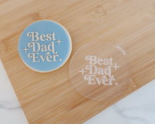 Load image into Gallery viewer, Best Dad Ever Retro Fondant Cookie Embosser - Made in the UK with Love from House of Toot Sweet - Just £6.50! Shop now at House of Toot Sweet