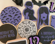 Load image into Gallery viewer, Wednesday Addams Fondant Cookie Embosser / Cutter