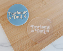 Load image into Gallery viewer, Pawsome Dad Retro Fondant Cookie Embosser - Made in the UK with Love from House of Toot Sweet - Just £6.50! Shop now at House of Toot Sweet
