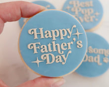 Load image into Gallery viewer, Happy Father's Day Retro Fondant Cookie Embosser - Made in the UK with Love from House of Toot Sweet - Just £6.50! Shop now at House of Toot Sweet
