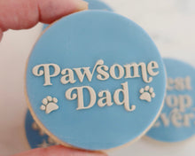 Load image into Gallery viewer, Pawsome Dad Retro Fondant Cookie Embosser - Made in the UK with Love from House of Toot Sweet - Just £6.50! Shop now at House of Toot Sweet