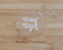 Load image into Gallery viewer, Dog Dad Retro Fondant Cookie Embosser - Made in the UK with Love from House of Toot Sweet - Just £6.50! Shop now at House of Toot Sweet