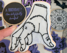 Load image into Gallery viewer, Thing Wednesday Addams Fondant Cookie Embosser / Cutter