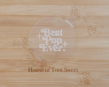 Load image into Gallery viewer, Best Pop Ever Retro Fondant Cookie Embosser - Made in the UK with Love from House of Toot Sweet - Just £6.50! Shop now at House of Toot Sweet