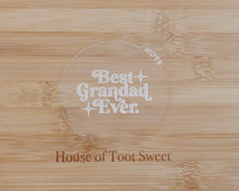 Load image into Gallery viewer, Best Grandad Ever Retro Fondant Cookie Embosser - Made in the UK with Love from House of Toot Sweet - Just £6.50! Shop now at House of Toot Sweet