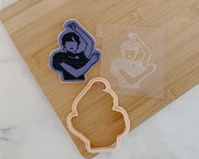 Load image into Gallery viewer, Wednesday Dance Fondant Cookie Embosser / Cutter