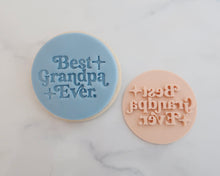 Load image into Gallery viewer, Best Grandpa Ever Cookie Stamp - Made in the UK with Love from House of Toot Sweet - Just £5! Shop now at House of Toot Sweet