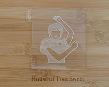 Load image into Gallery viewer, Wednesday Dance Fondant Cookie Embosser / Cutter