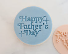 Load image into Gallery viewer, Happy Fathers Day Cookie Stamp - Made in the UK with Love from House of Toot Sweet - Just £5! Shop now at House of Toot Sweet