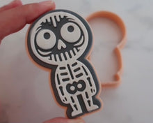 Load image into Gallery viewer, Skelee skeleton Cookie Embosser / Cutter - Made in the UK with Love from House of Toot Sweet - Just £6! Shop now at House of Toot Sweet