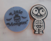 Load image into Gallery viewer, Skelee skeleton Cookie Embosser / Cutter - Made in the UK with Love from House of Toot Sweet - Just £6! Shop now at House of Toot Sweet
