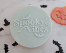 Load image into Gallery viewer, Spooky Vibes Retro Cookie & Cupcake Embosser - Made in the UK with Love from House of Toot Sweet - Just £6.50! Shop now at House of Toot Sweet