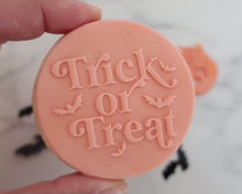 Load image into Gallery viewer, Trick or Treat Retro Cookie & Cupcake Embosser - Made in the UK with Love from House of Toot Sweet - Just £6.50! Shop now at House of Toot Sweet