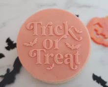 Load image into Gallery viewer, Trick or Treat Retro Cookie & Cupcake Embosser - Made in the UK with Love from House of Toot Sweet - Just £6.50! Shop now at House of Toot Sweet