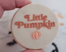 Load image into Gallery viewer, Little Pumpkin Cookie & Cupcake Embosser - Made in the UK with Love from House of Toot Sweet - Just £6.50! Shop now at House of Toot Sweet