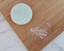 Load image into Gallery viewer, Spooky Vibes Retro Cookie & Cupcake Embosser - Made in the UK with Love from House of Toot Sweet - Just £6.50! Shop now at House of Toot Sweet
