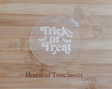 Load image into Gallery viewer, Trick or Treat Retro Cookie & Cupcake Embosser - Made in the UK with Love from House of Toot Sweet - Just £6.50! Shop now at House of Toot Sweet