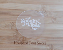 Load image into Gallery viewer, Spooky Vibes Retro Cookie & Cupcake Embosser - Made in the UK with Love from House of Toot Sweet - Just £6.50! Shop now at House of Toot Sweet