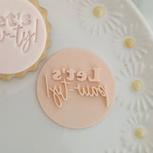 Load image into Gallery viewer, Mini Lets Pawty Marks & Spencer Fondant Cookie Stamp