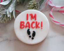 Load image into Gallery viewer, I'm Back Footprints Fondant Embosser - Made in the UK with Love from House of Toot Sweet - Just £6.50! Shop now at House of Toot Sweet