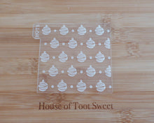 Load image into Gallery viewer, Baubles Texture Tile Embosser - Made in the UK with Love from House of Toot Sweet - Just £7! Shop now at House of Toot Sweet