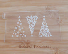 Load image into Gallery viewer, Decorative Christmas Trees Embosser and Cutter - Made in the UK with Love from House of Toot Sweet - Just £5.50! Shop now at House of Toot Sweet