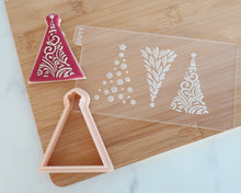 Load image into Gallery viewer, Decorative Christmas Trees Embosser and Cutter - Made in the UK with Love from House of Toot Sweet - Just £5.50! Shop now at House of Toot Sweet