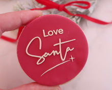 Load image into Gallery viewer, Love Santa Fondant Embosser - Made in the UK with Love from House of Toot Sweet - Just £6.50! Shop now at House of Toot Sweet