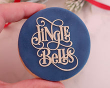 Load image into Gallery viewer, Jingle Bells Script Fondant Embosser - Made in the UK with Love from House of Toot Sweet - Just £6.50! Shop now at House of Toot Sweet