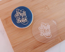 Load image into Gallery viewer, Jingle Bells Script Fondant Embosser - Made in the UK with Love from House of Toot Sweet - Just £6.50! Shop now at House of Toot Sweet