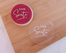 Load image into Gallery viewer, Love Santa Fondant Embosser - Made in the UK with Love from House of Toot Sweet - Just £6.50! Shop now at House of Toot Sweet