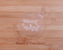 Load image into Gallery viewer, Merry & Bright Fondant Embosser - Made in the UK with Love from House of Toot Sweet - Just £6.50! Shop now at House of Toot Sweet