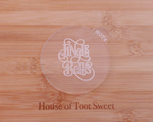 Load image into Gallery viewer, Jingle Bells Script Fondant Embosser - Made in the UK with Love from House of Toot Sweet - Just £6.50! Shop now at House of Toot Sweet