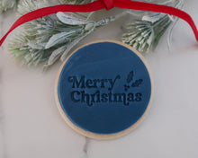 Load image into Gallery viewer, Merry Christmas Retro Fondant Stamp - Made in the UK with Love from House of Toot Sweet - Just £5! Shop now at House of Toot Sweet